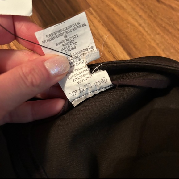 Women’s VINCE $295 Ponte Stretch Riding Skinny Slim Solid Brown Pants Size 8 - Picture 8 of 8